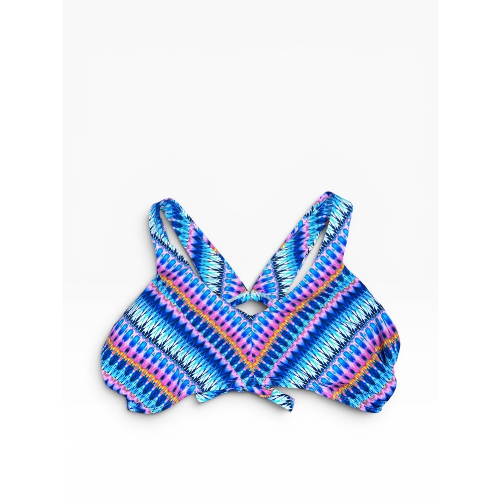 NWT Swimsuits For All Darling Cross Back Tie Bikini Top Size 24